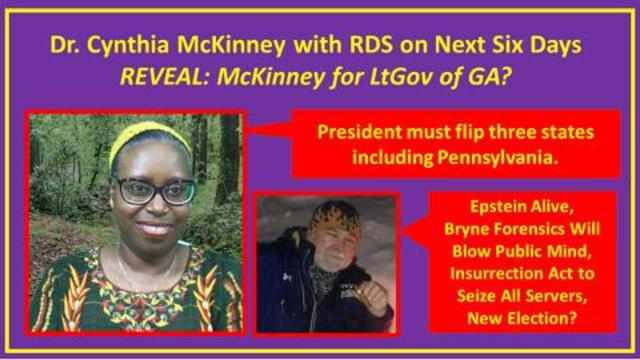 Dr Cynthia Mckinney On Next Six Days 2 7 January 2021 Rds On